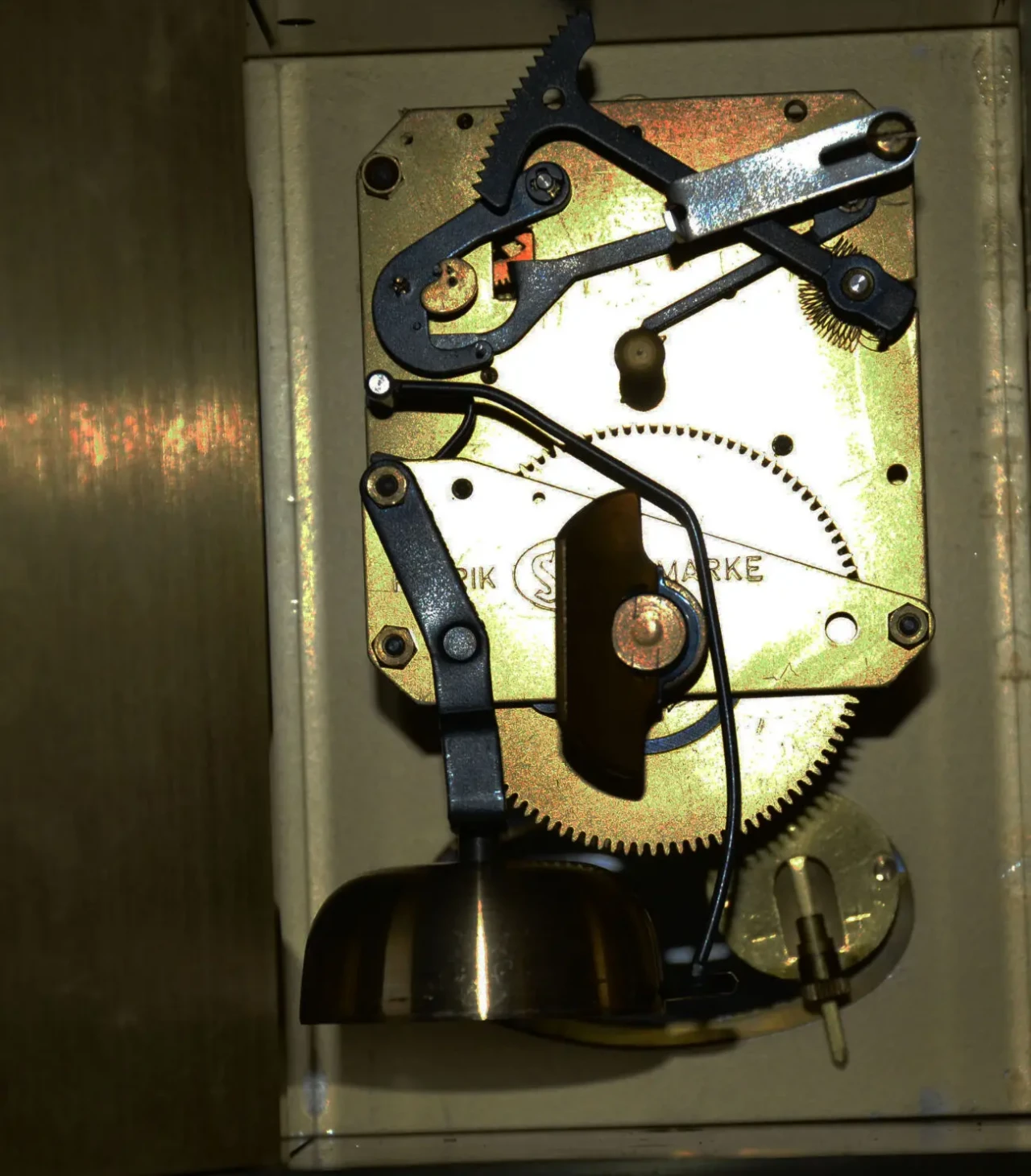 Латунные каретные часы 9