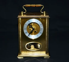 Латунные каретные часы