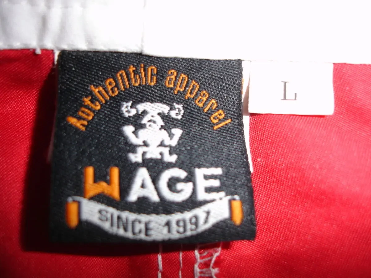 ШОРТИ червоно-білі М-ка, жіночі. Короткі. Італія. WAGE. Ефектні. 4