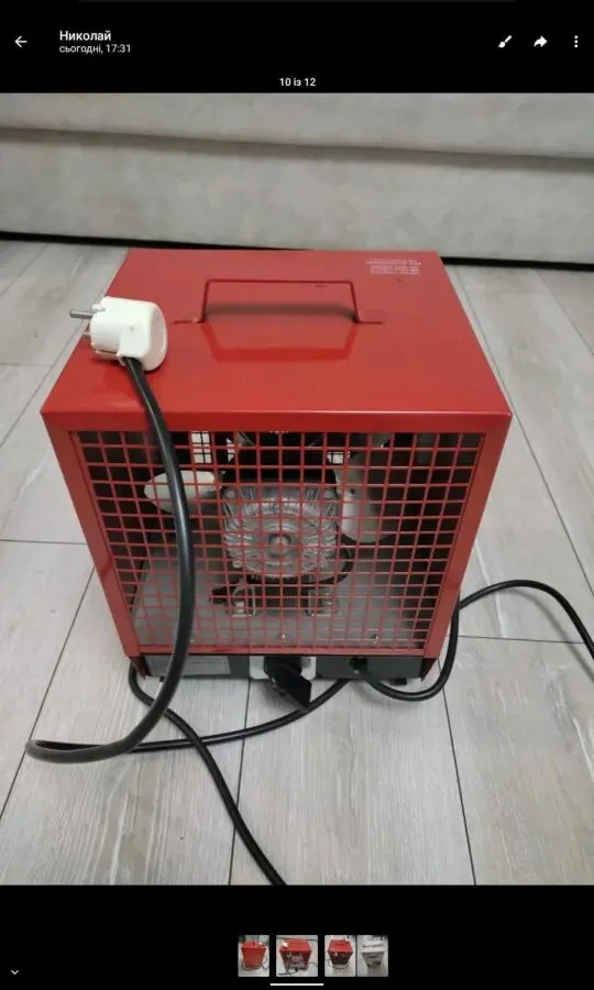 Тепловентилятор ТЕРМІЯ 3кВт 2