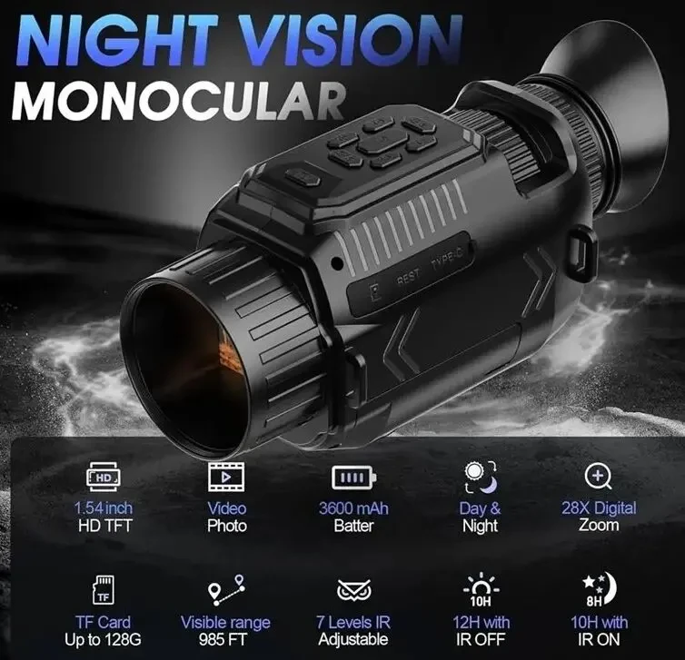 Прибор ночного видения цифровой. Монокуляр. WiFi 2