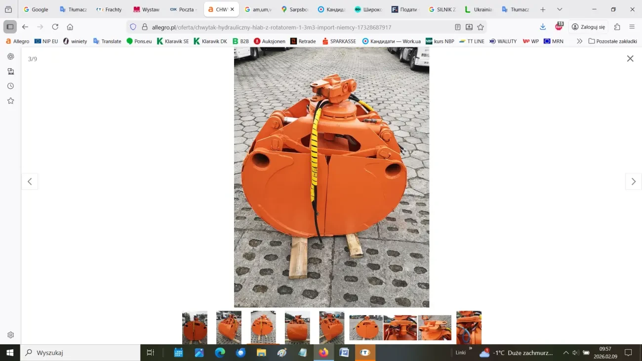 Продам гідравлічний грейфер / захват Hiab 3