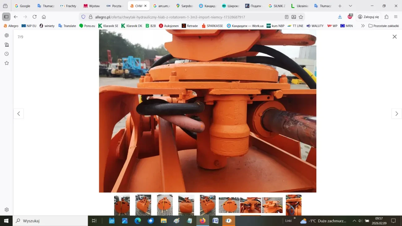 Продам гідравлічний грейфер / захват Hiab 7