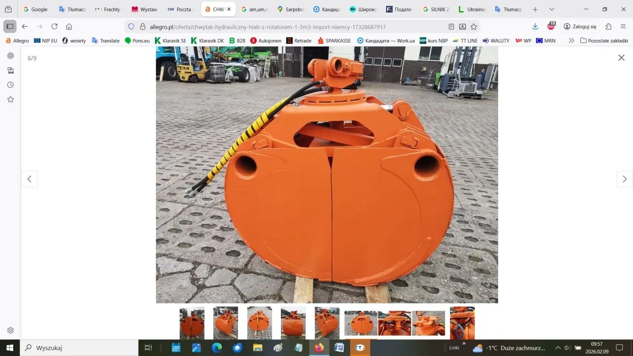 Продам гідравлічний грейфер / захват Hiab 6