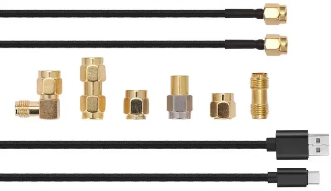 Векторный анализатор NanoVNA V2 PRO 50KHz-3GHz,  переходники 2