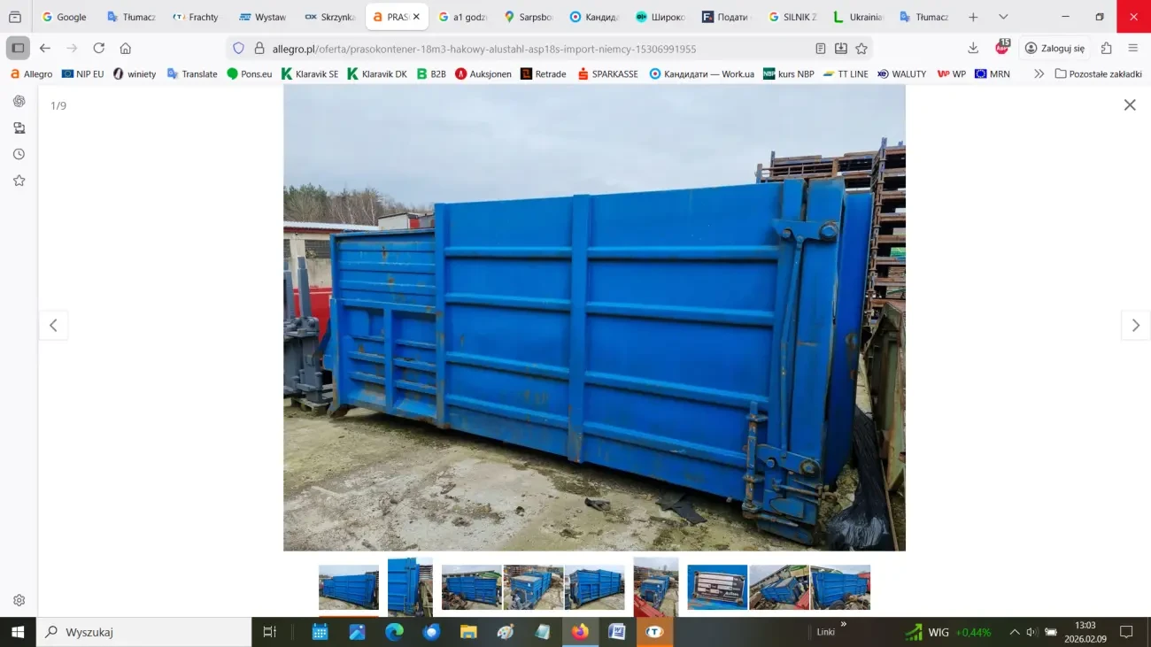 Пресo-контейнер Alustahl ASP18S