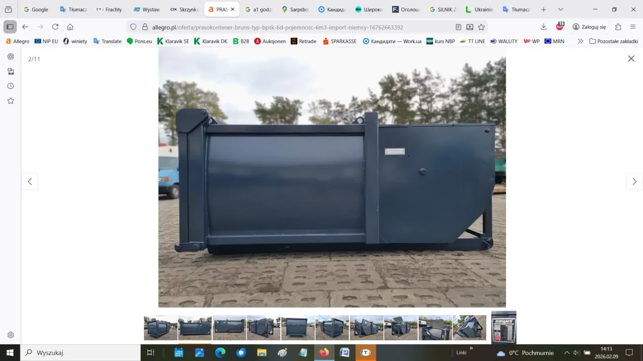 Mобільний прес-контейнер Bruns 3