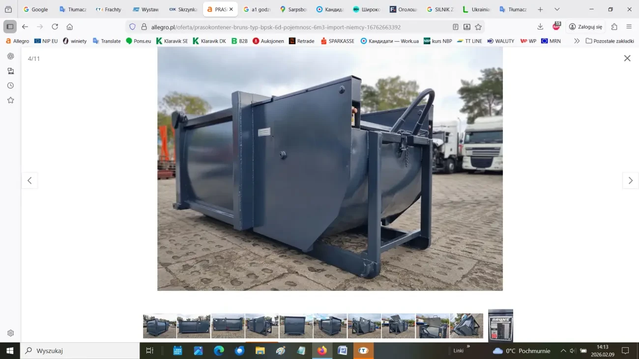 Mобільний прес-контейнер Bruns 4