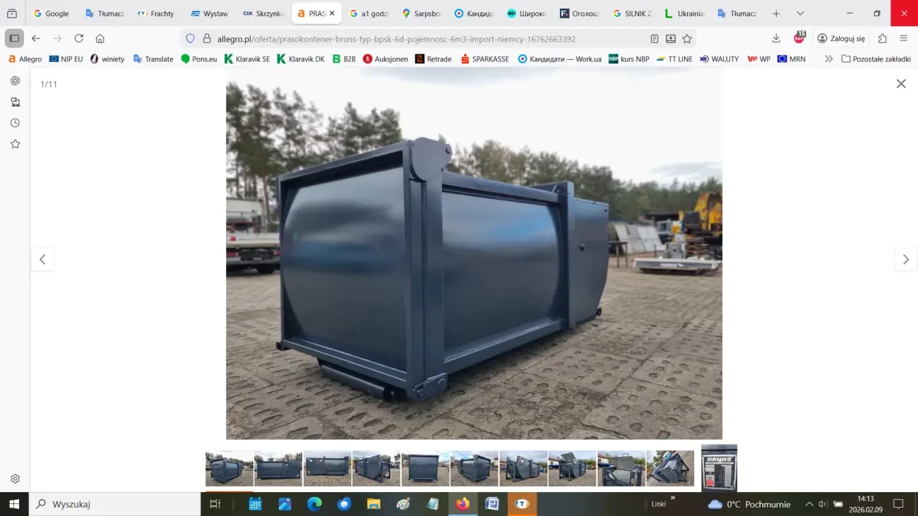 Mобільний прес-контейнер Bruns 2