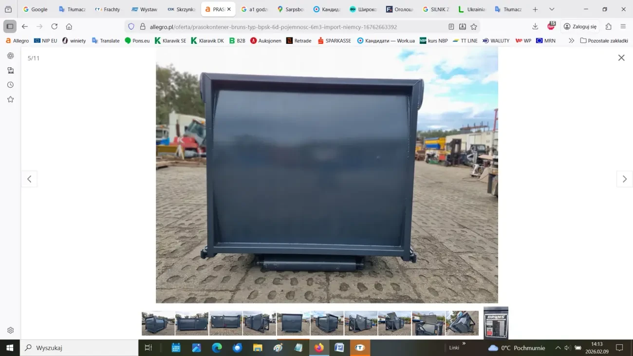 Mобільний прес-контейнер Bruns 5