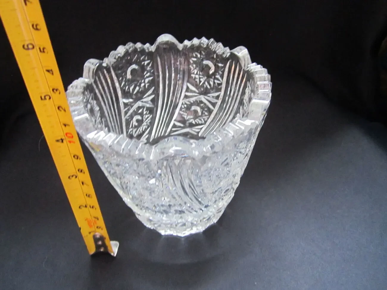 ВАЗА. Салатница. Конфетница. Хрусталь СССР. 2 3