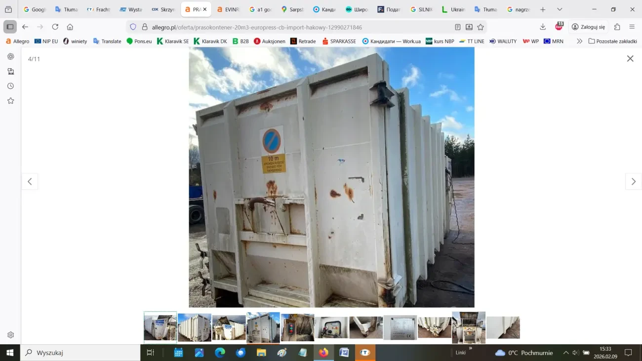 Прес-контейнер 20 м3 Europress CB 4