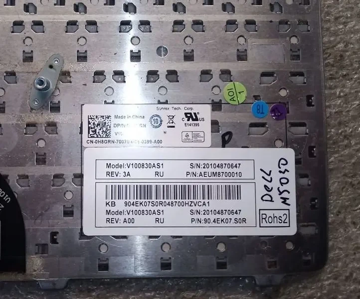 Клавиатура V100830AS1 3