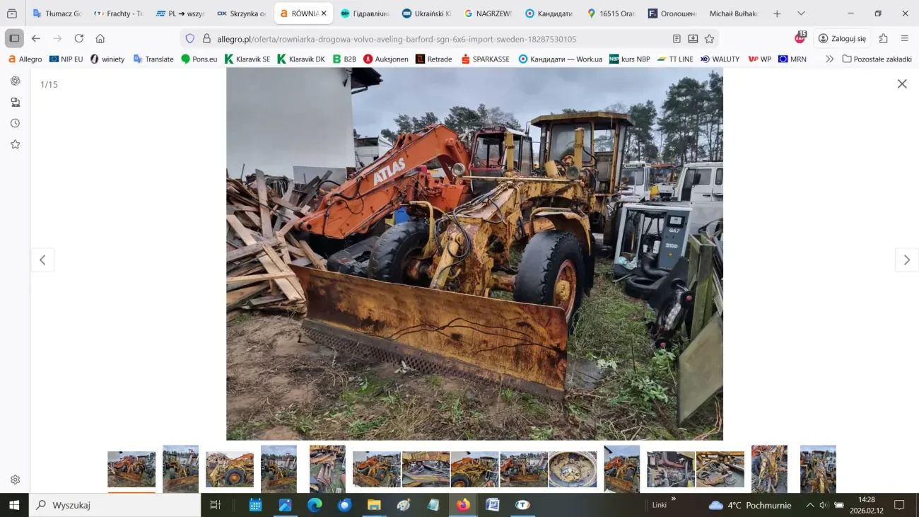 Автогрейдер Volvo Aveling Barford 2