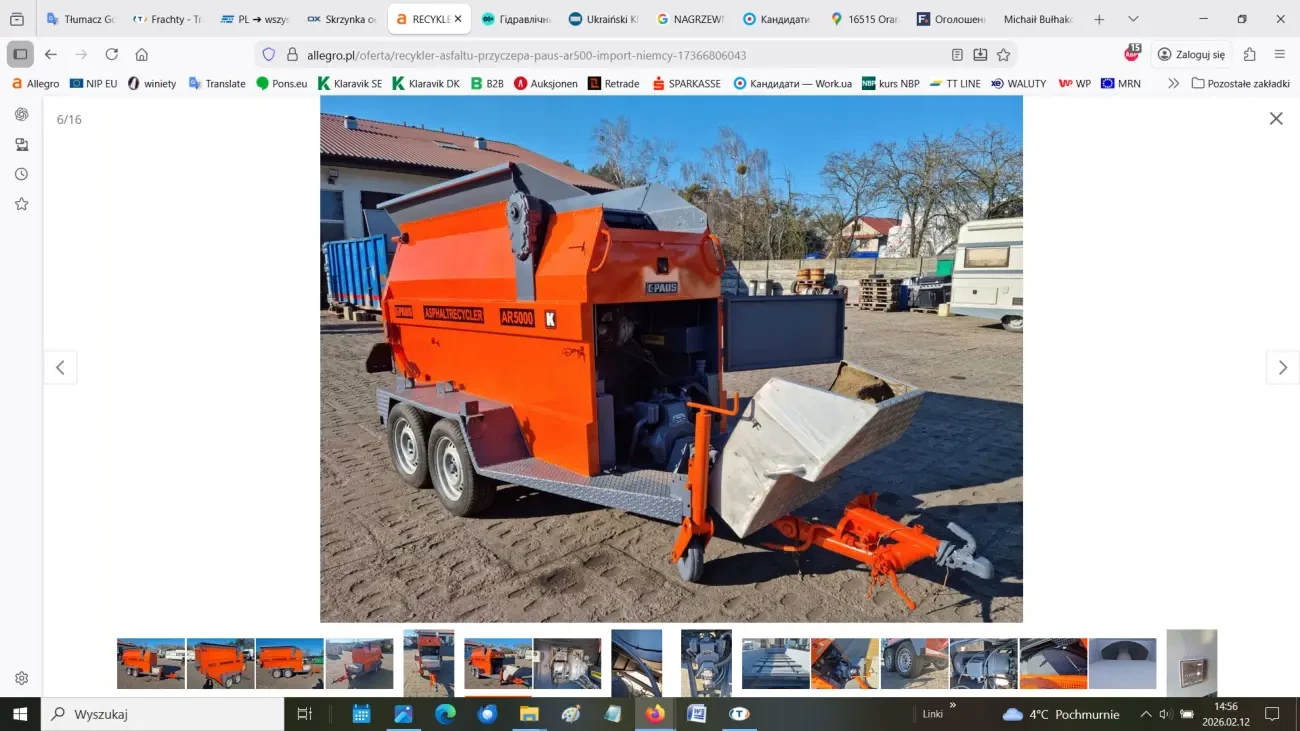 Рециклер асфальту Rollex RCA-1200 5