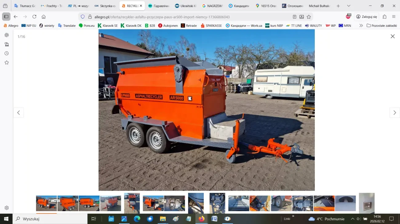 Рециклер асфальту Rollex RCA-1200