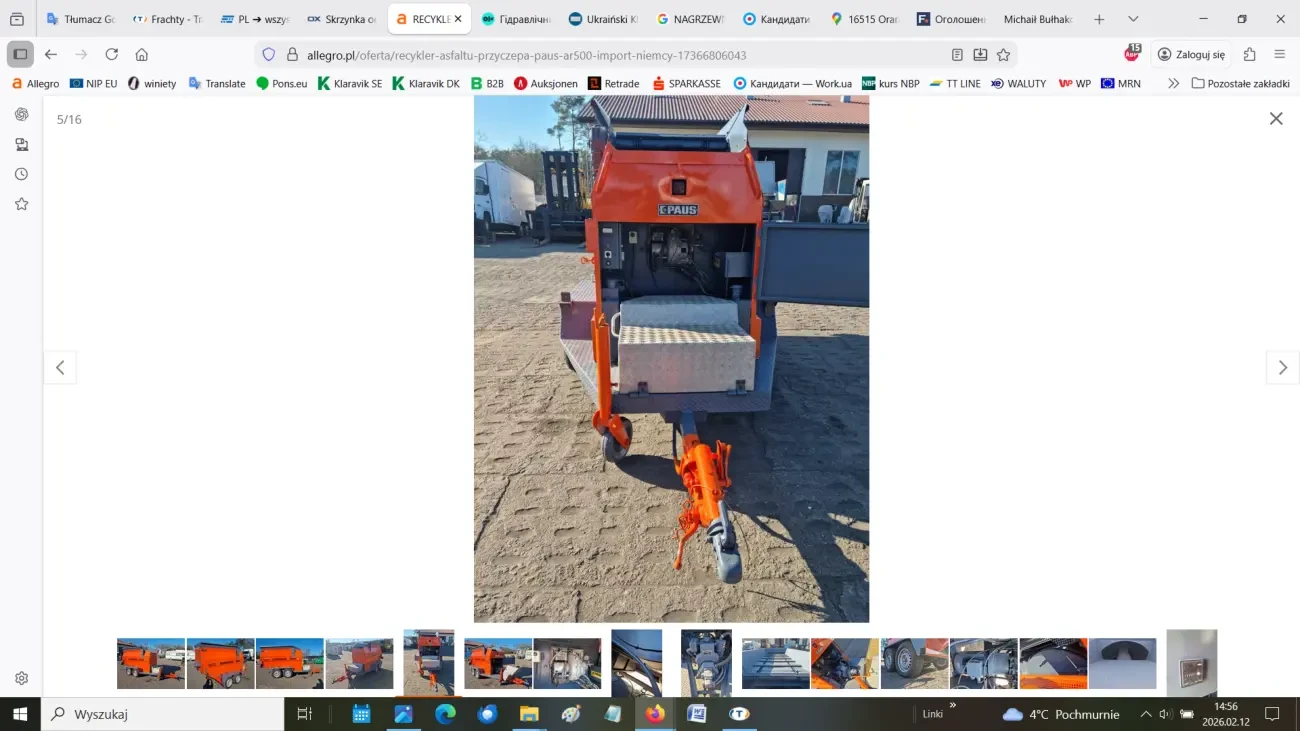 Рециклер асфальту Rollex RCA-1200 4