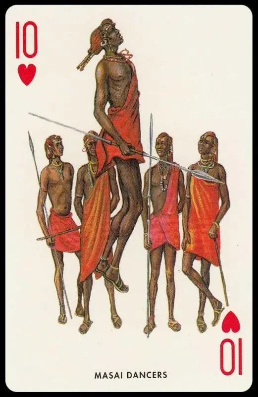 Игральные карты Tribu Africane 6