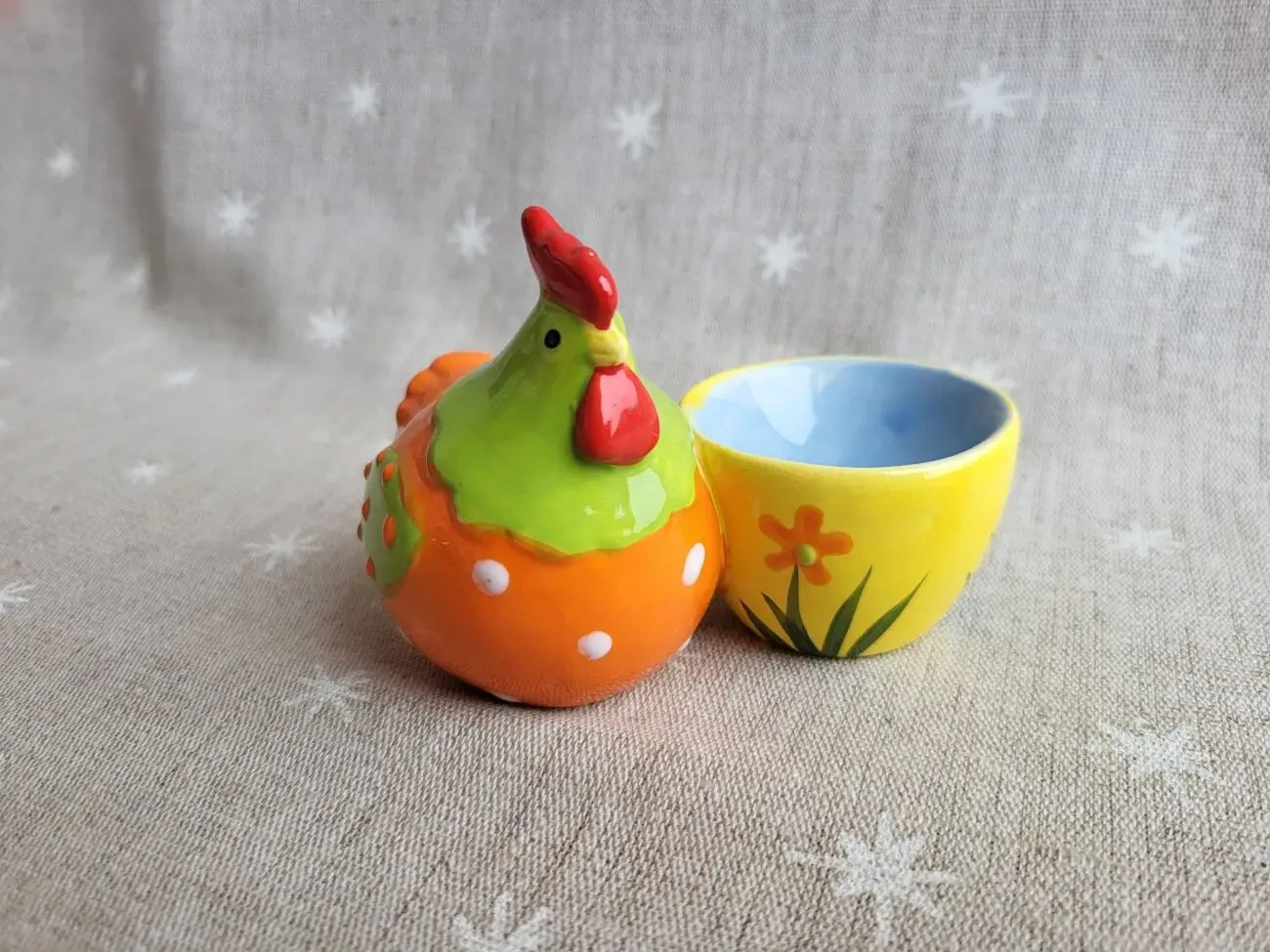 Керамическая подставка для яиц,. 9х5х7см 6