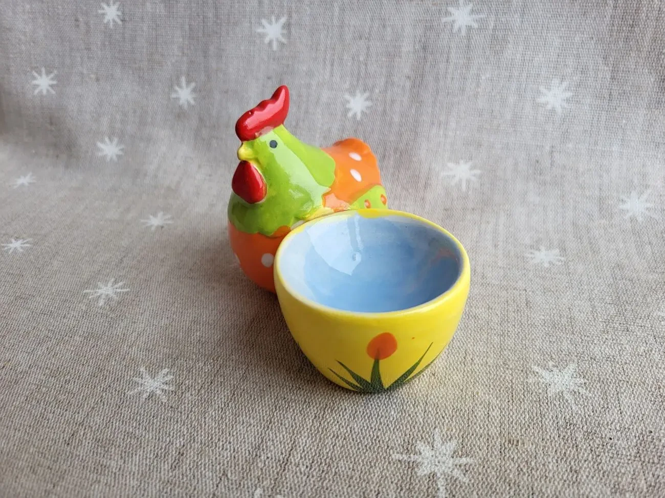 Керамическая подставка для яиц,. 9х5х7см 2