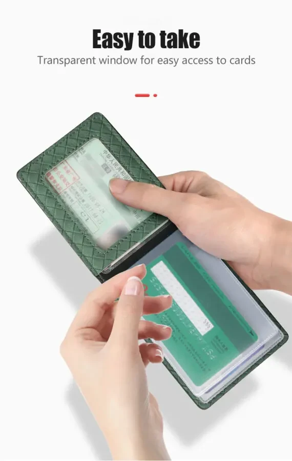 Стильний брендовий замшевий гаманець Mini Cooper для карт і документів 5