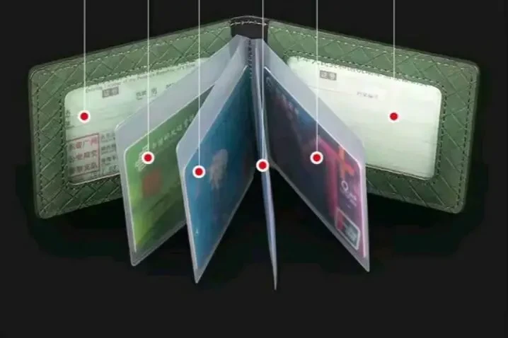 Стильний брендовий замшевий гаманець Mini Cooper для карт і документів 6