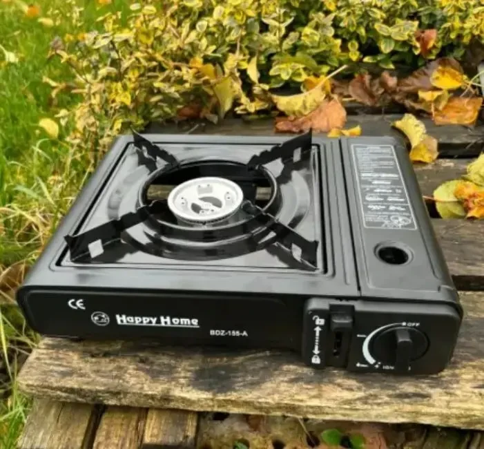 Портативна туристична газова плита з п'єзопідпалом 4
