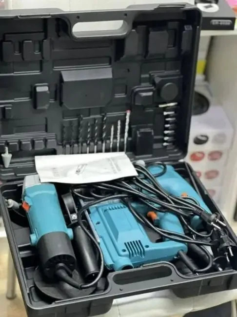 Комплект інструментів 3 в 1 Дриль, лобзик, Болгарка 3