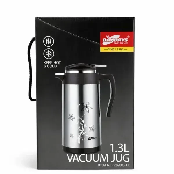 Великий вакуумний термос DAYDAYS 1.3 л з ручкою 4