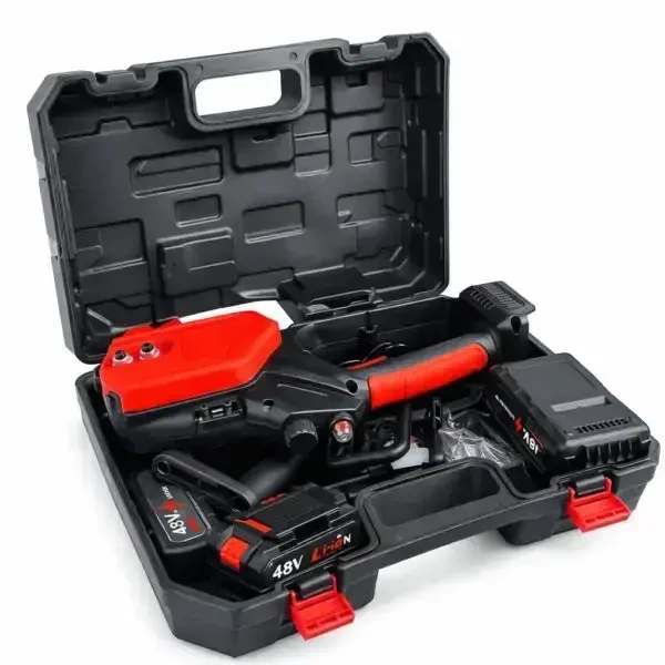 акумуляторна бензопила з 2 акумуляторами 48 В 6