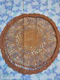 Продам вязаную скатерть