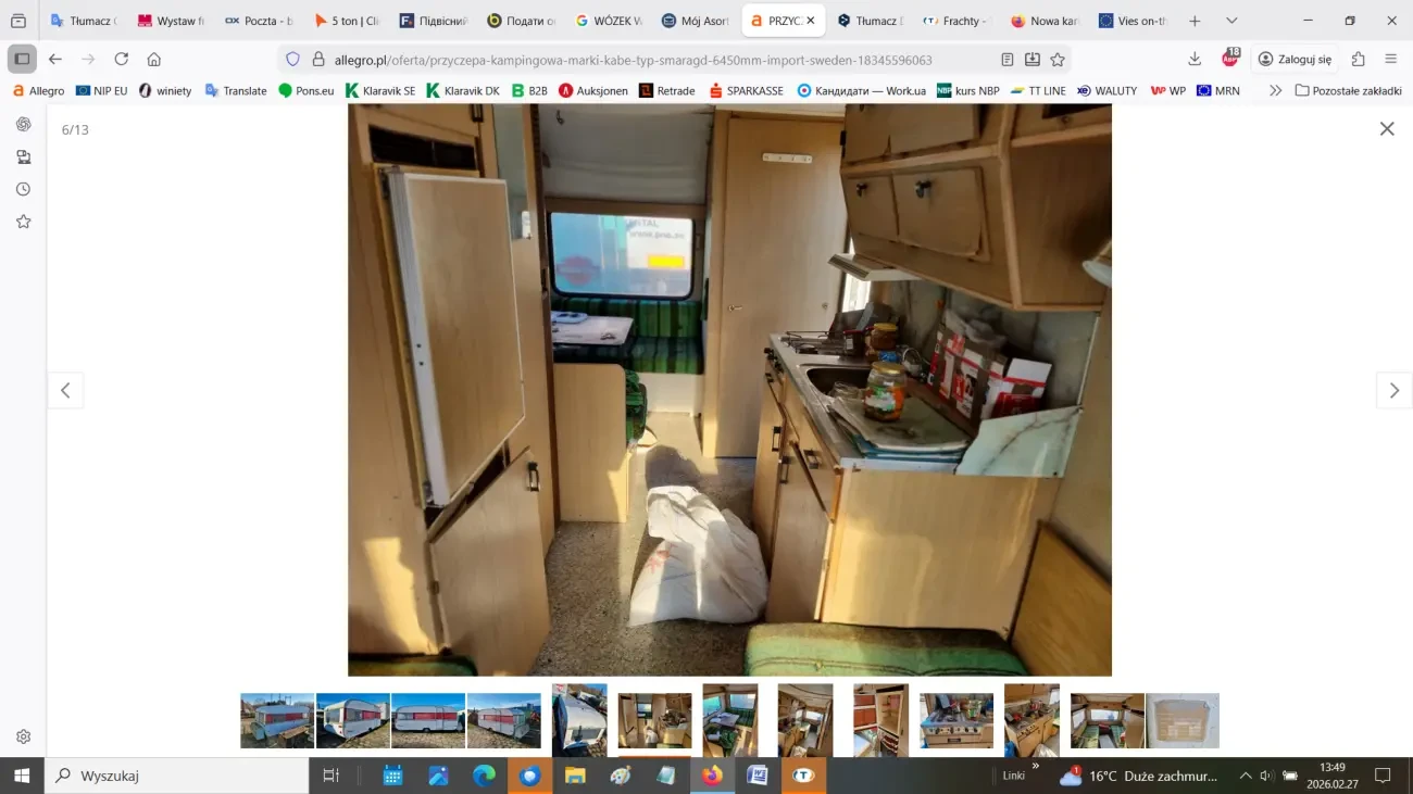 Причіп-кемпінг Kabe Smaragd (6,45 м) 5