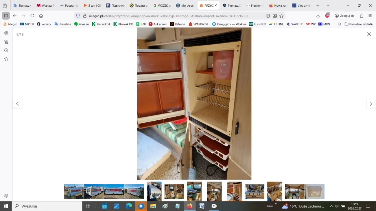 Причіп-кемпінг Kabe Smaragd (6,45 м) 8