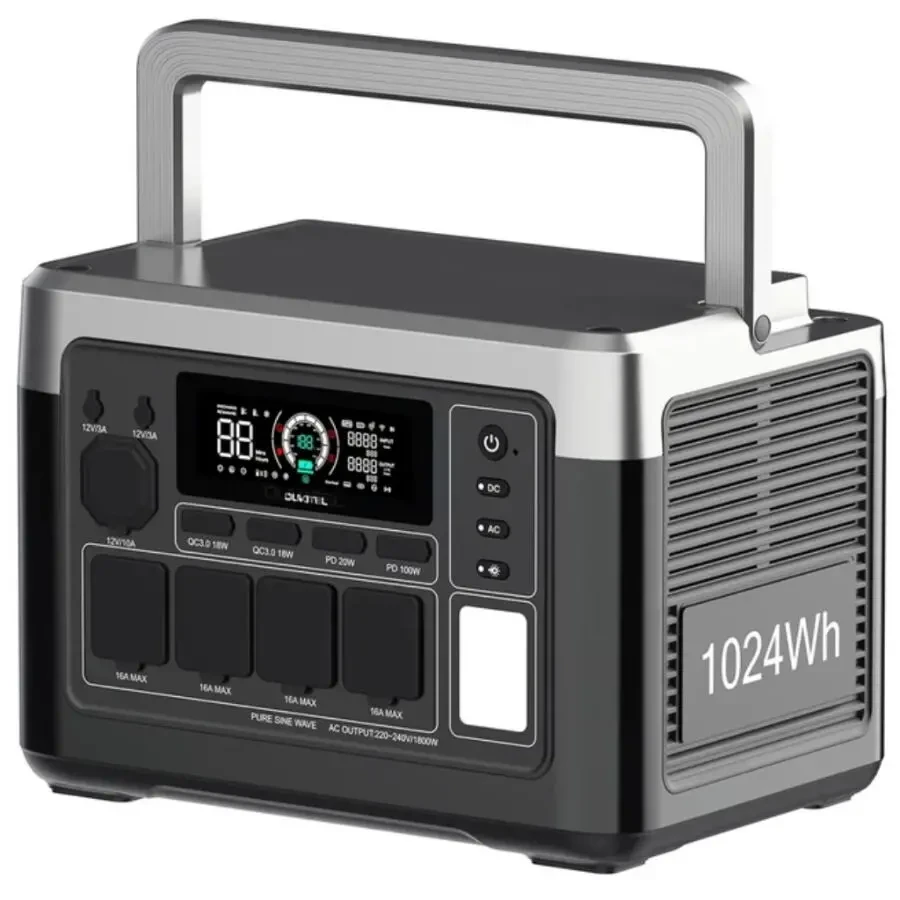 Мобільна зарядна електростанція Oukitel P1000 1024 вт.год 1800 вт