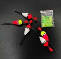 Поплавці комплектом 15 штук і кріплення до волосіні