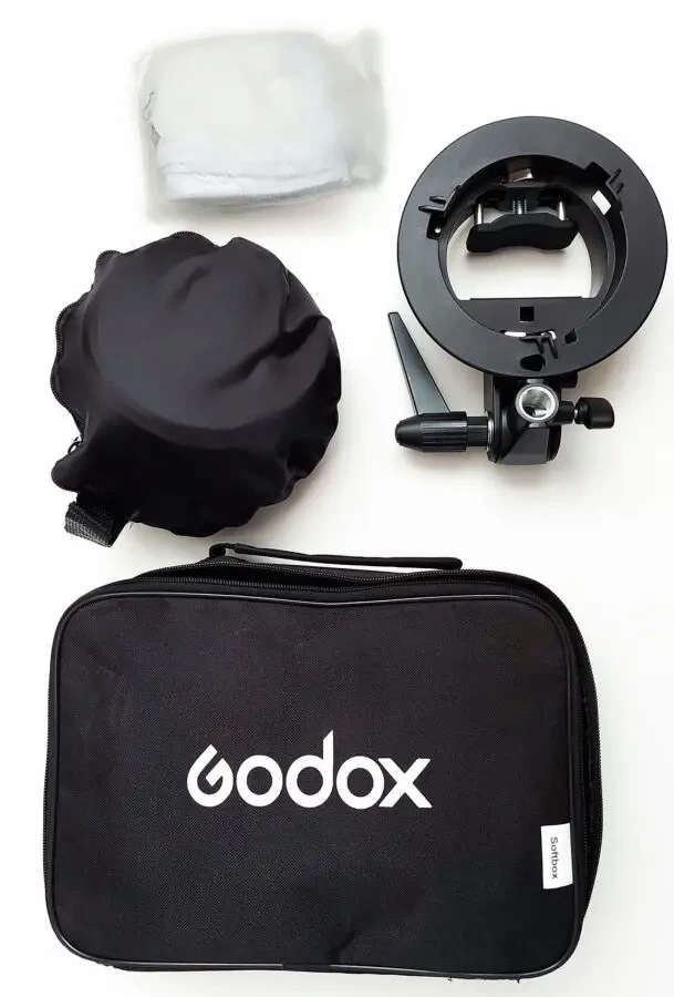 Портативний швидкозбірний софтбокс Godox, ручка тримач S-type, 2