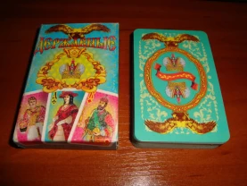 Игральные карты Державные (гадальные) Ленинградские, 1997 г.