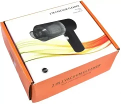 Автомобільний акумуляторний пилосос 2 в 1 Supretto Чорний