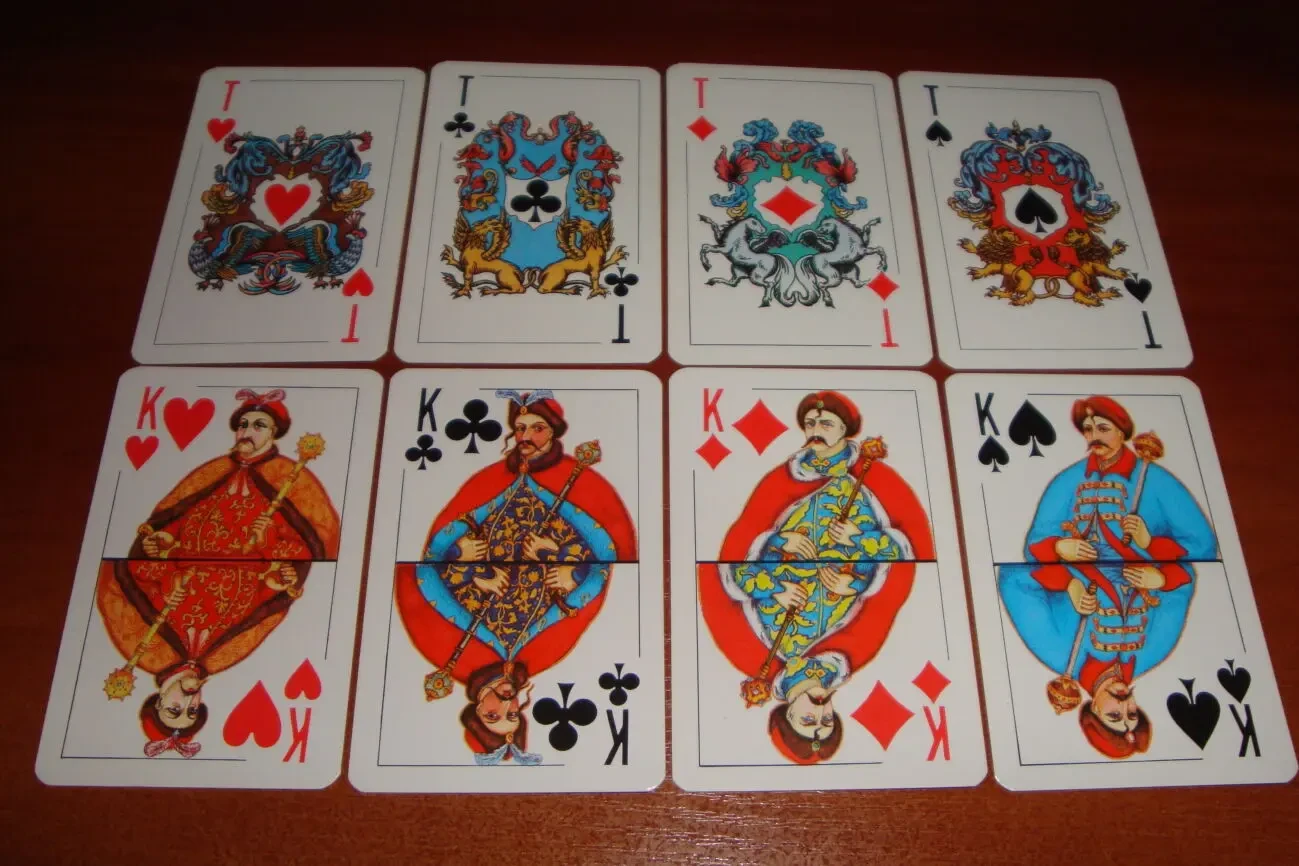Игральные карты Украинские КЦП, 1993 г. 2