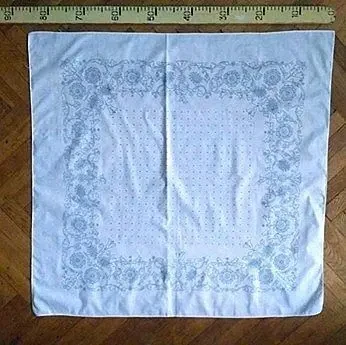 Платок хустка новые платки 2 шт. натуральный хлопок, белые, цвет рису 6