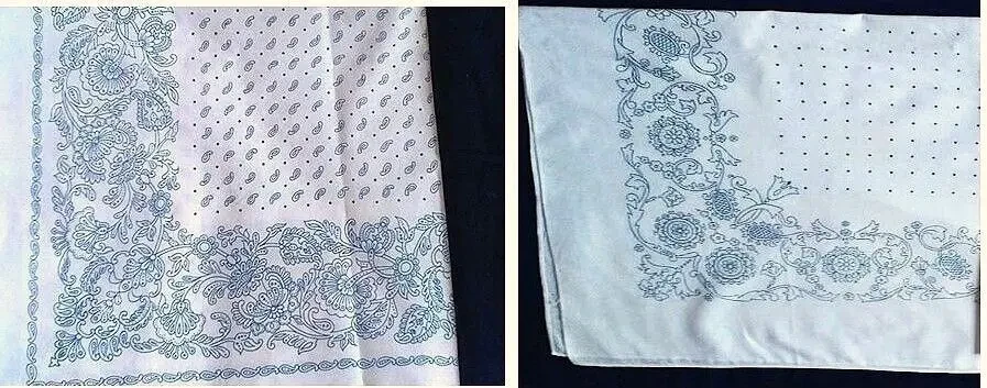 Платок хустка новые платки 2 шт. натуральный хлопок, белые, цвет рису 5