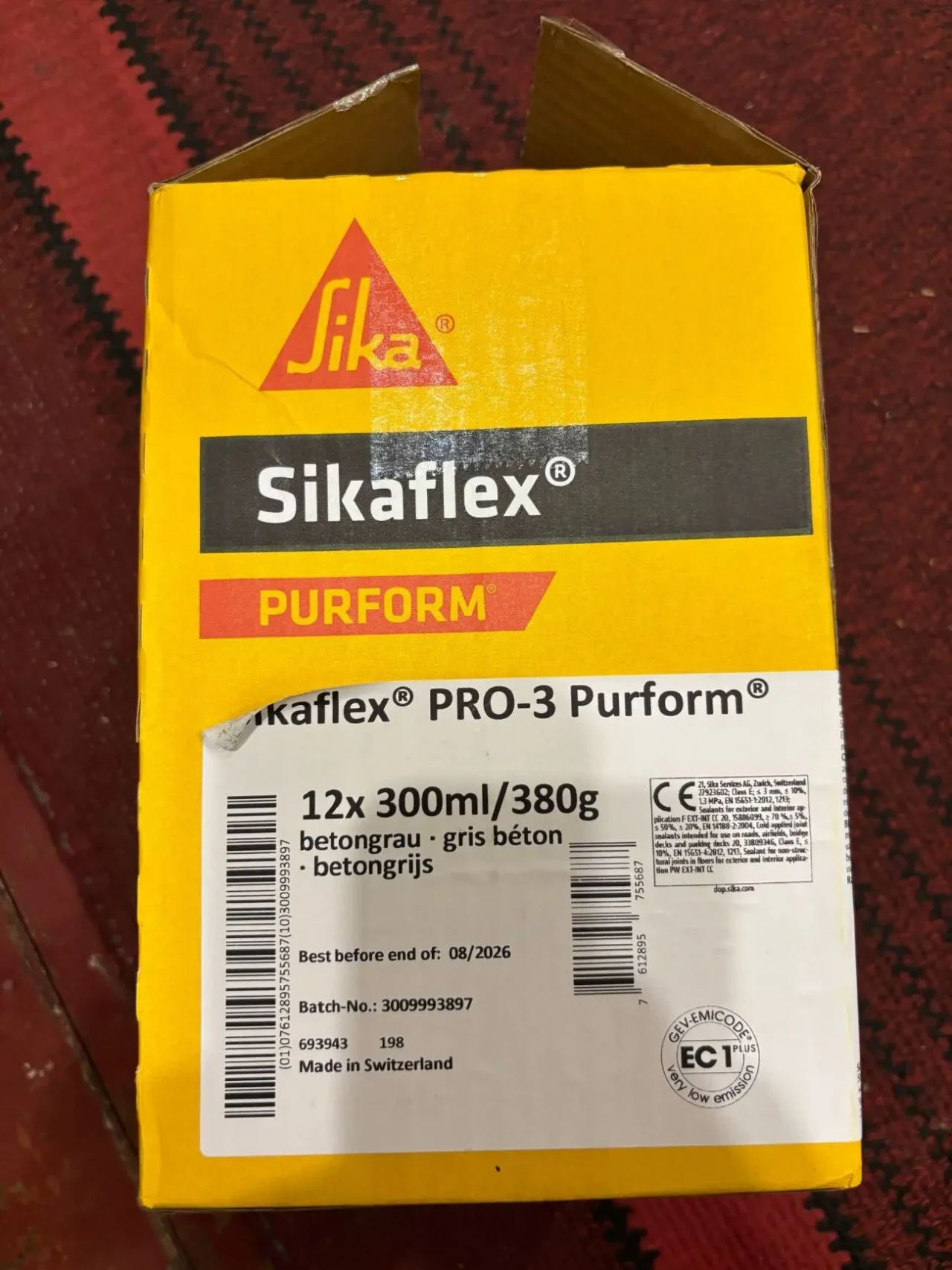 Продаю 12 нових картриджів Sikaflex PRO‑3 Purform 300 мл 5