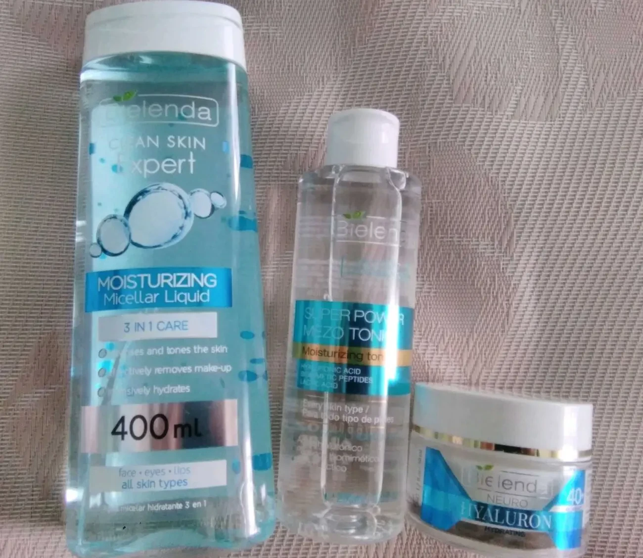 Лот б/в 3 в 1 для обличчя Bielenda зволоження