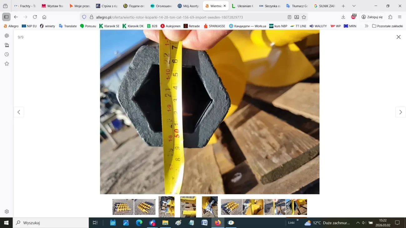 Бур (шнек) для екскаватора 14-28 тонн 9