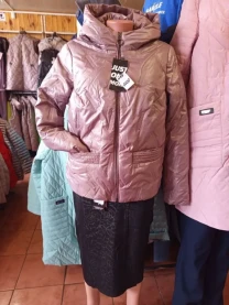 Весенняя куртка в зефирном цвете 48-56р