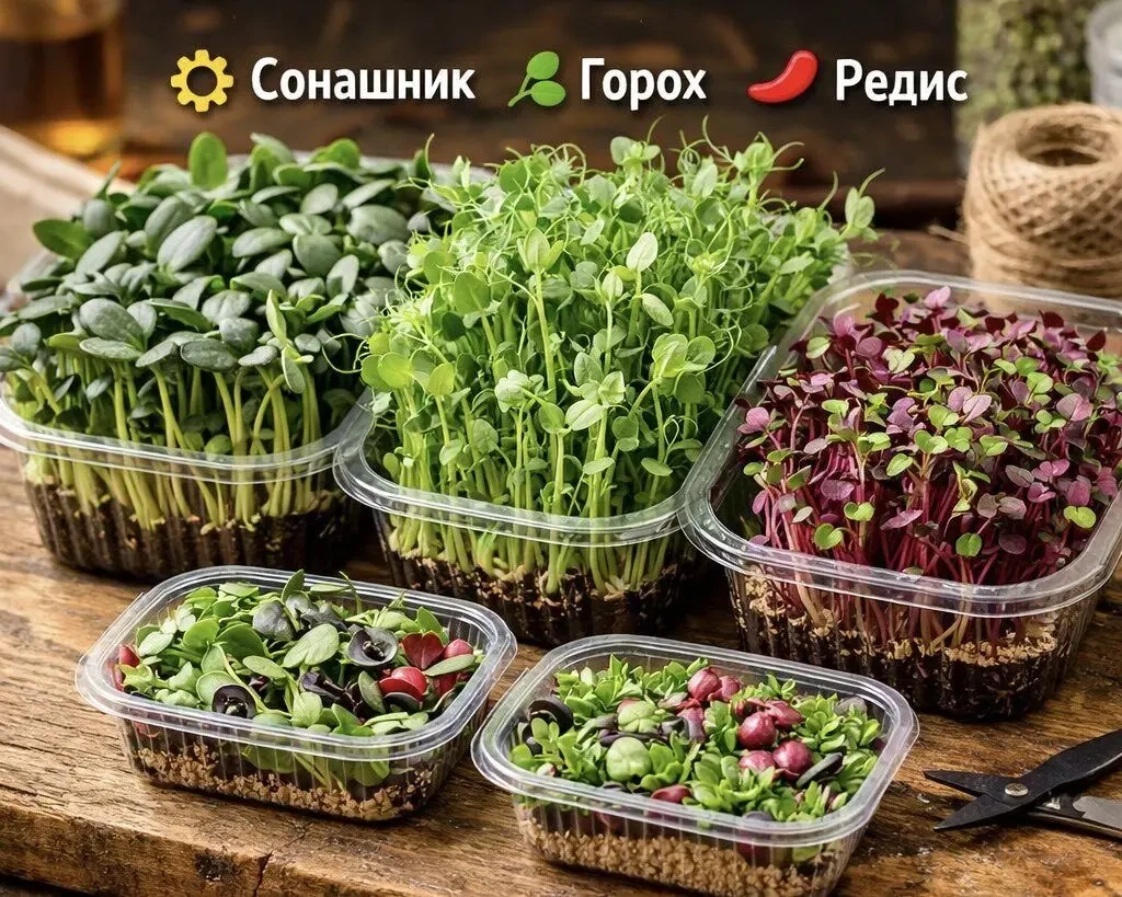 Домашня мікрозелень