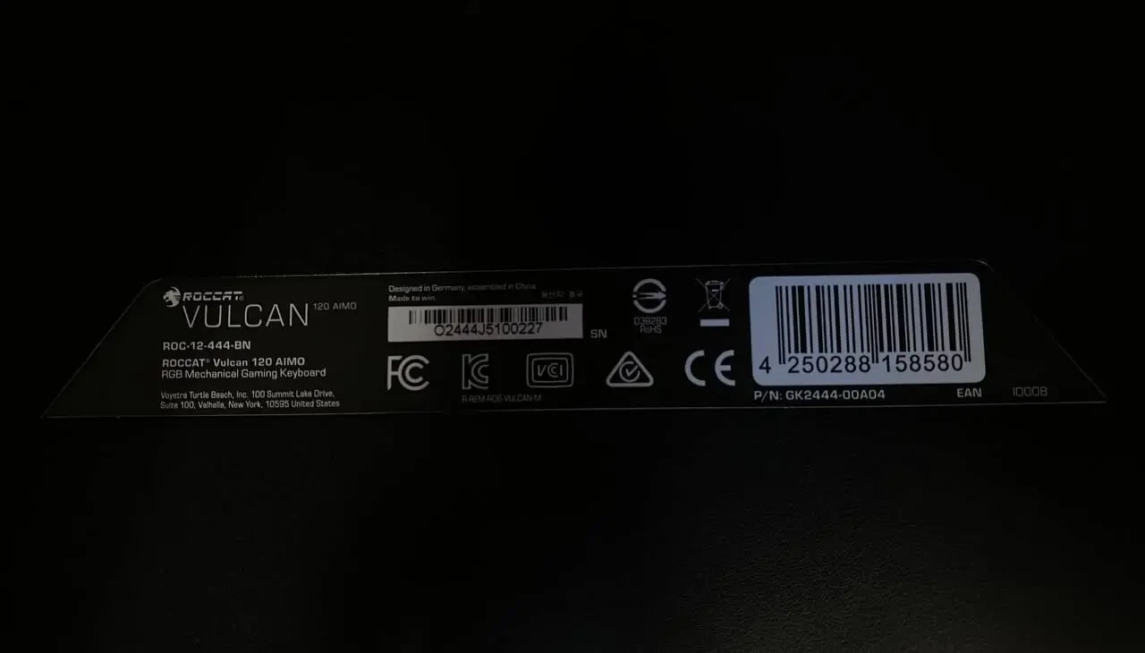 Клавіатура Roccat Vulcan 120 AIMO 4