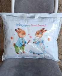 Подушка подарункова Зайчики пара