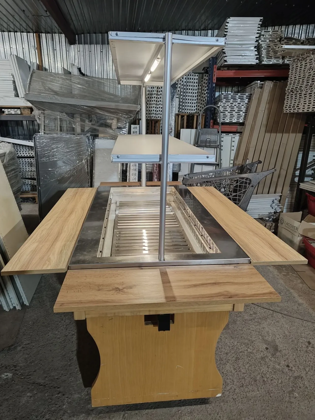 Салат бар Tecfrigo, Холодильна вітрина, холодильний стіл 7