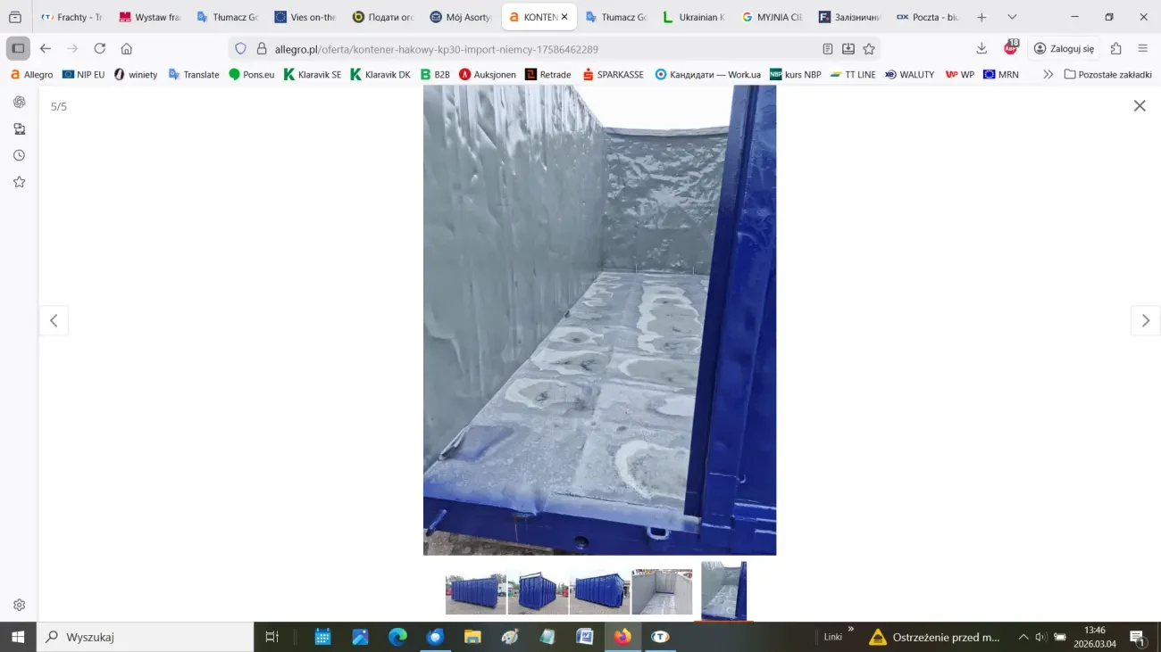 Контейнер для гакових навантажувачів 5